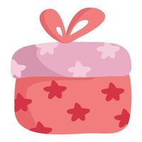 Gift Box Icon Flat Design. present, ellement party, birthday, celebrate. surprise vector