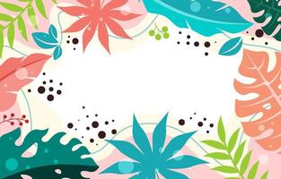 Colorful Summer Floral Background vector