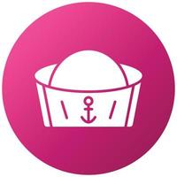 Sailor Hat Icon Style vector