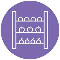Rack Icon Style vector