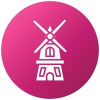 Windmill Icon Style vector