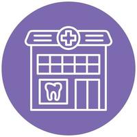 Dental Clinic Icon Style vector