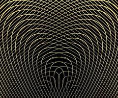 Golden wave line background vector