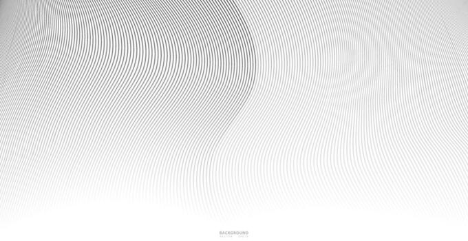 Fondo abstracto, plantilla de vector para sus ideas, textura de líneas monocromáticas, textura de líneas onduladas