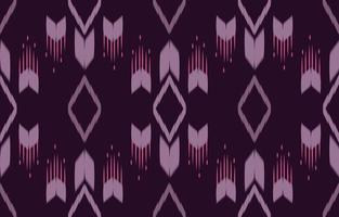 tela ikat de patrones sin fisuras estilo de bordado tradicional étnico geométrico. diseño para fondo, alfombra, estera, sarong, ropa, ilustración vectorial. vector