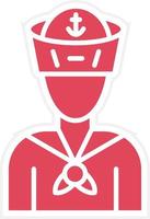 Sailor Icon Style vector