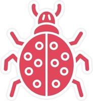 Ladybug Icon Style vector