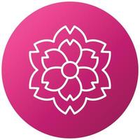 Cherry Blossom Icon Style vector