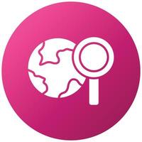Global Search Icon Style vector