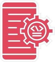 App Development Icon Style vector