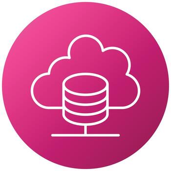 Database Icon Style vector