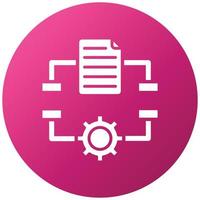 Algorithm Icon Style vector