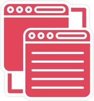 Queue Icon Style vector