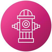 Hydrant Icon Style vector