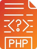 PHP File Icon Style vector