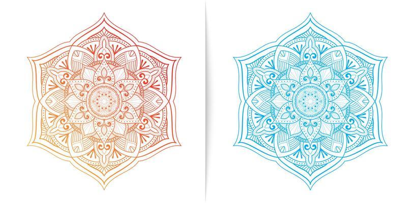 Free and customizable mandala templates