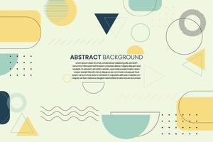 flat abstract geometric background element vector