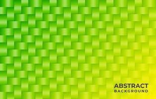 Woven abstract background of yellow gradation green color vector