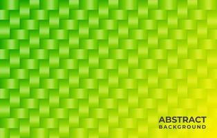 Woven abstract background of yellow gradation green color vector