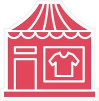 Clothing Store Icon Style vector