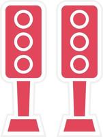Traffic Light Icon Style vector