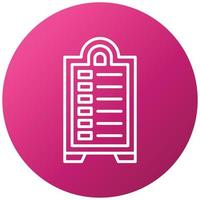 Menu Board Icon Style vector