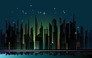 Skyscaper Building Background Concept vector