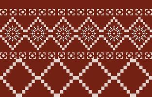 Seamless pattern, white and red sweater fabric pattern, Christmas and New Year winter pattern, Santa Claus apparel knitting pattern. vector