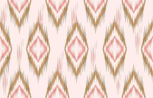 fabric ikat seamless pattern geometric ethnic traditional embroidery style.Design for background,carpet,mat,sarong,clothing,Vector illustration. vector