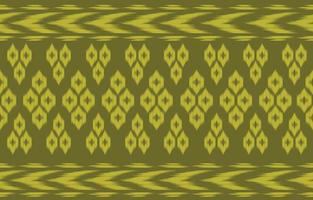 fabric ikat seamless pattern geometric ethnic traditional embroidery style.Design for background,carpet,mat,sarong,clothing,Vector illustration. vector