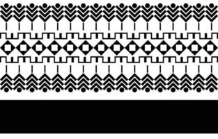 diseño de patrones geométricos étnicos abstractos en blanco y negro tribales para fondo o papel tapiz.ilustración vectorial para imprimir patrones de tela, alfombras, camisas, disfraces, turbantes, sombreros, cortinas. vector