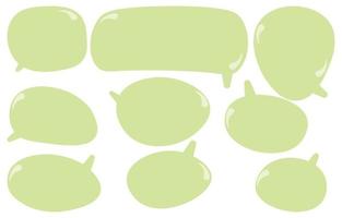 Set speech bubble on a white background, vector speaking or chat talk box , icon balloon text or communication,speak cloud for cartoon and comic, message dialog