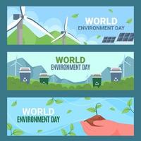 World Environment Day Banner vector