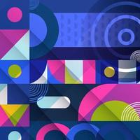 Modern Rectangle Abstract Shape Background vector