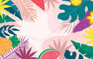 Summer Floral Background vector