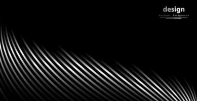 Abstract warped Diagonal Striped Background. Vector curved twisted slanting, waved lines texture. Brand new style for your business design.