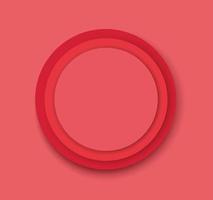 red circles background template vector