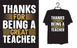 Print teacher t-shirt designs vector