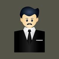 Avatar profile icon, suitable used for business, profile, avatar, and etc vector