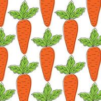 vector seamless pattern with carrots. can be used as print, wallpaper, packaging paper design, textiles, notebooks, notepads, tableware and other things.