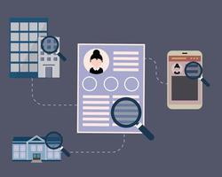 detect a lie in the resume from candidate vector