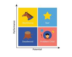 People Performance Potential Model for simple assessment of employee vector