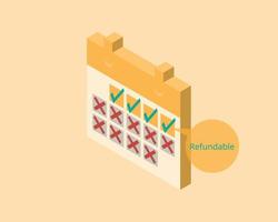 request a refund within the period vector