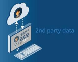 Second party data Data received from trust partner vector