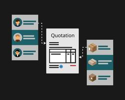 CRM de automatización para software de ventas para ayudar a rastrear la propiedad y el vector del sistema de existencias