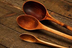 Wooden spoons utensils photo