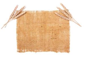 Sackcloth and wheat photo