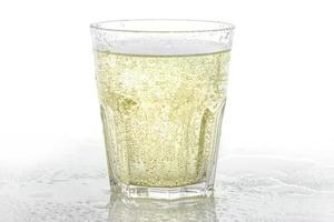 Glass of Fresh lemonade photo