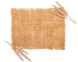 Sackcloth and wheat photo