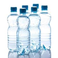 Bottles with water